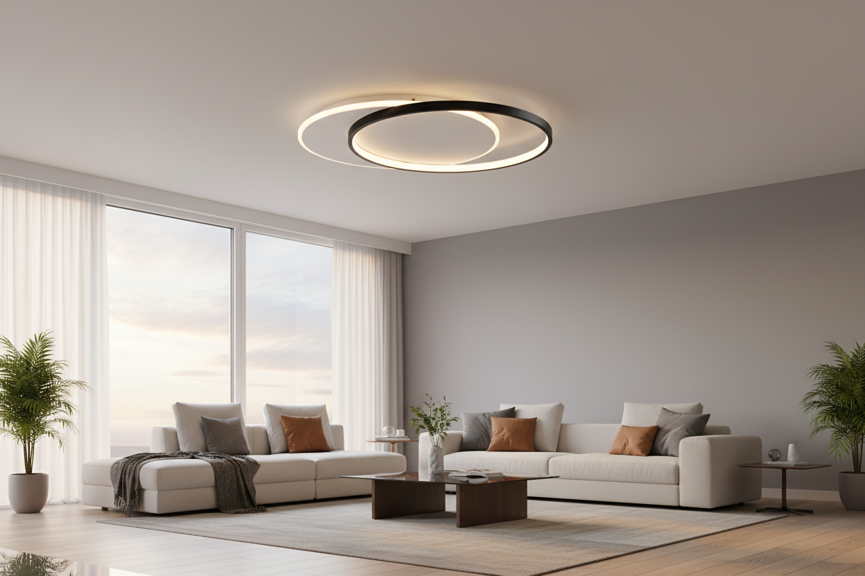 CEILING FITTING-CF274 BK/WH