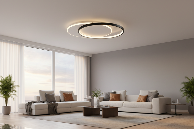 CEILING FITTING-CF274 BK/WH
