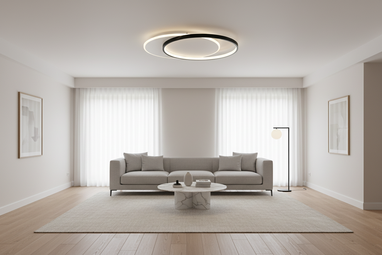 CEILING FITTING-CF274 BK/WH