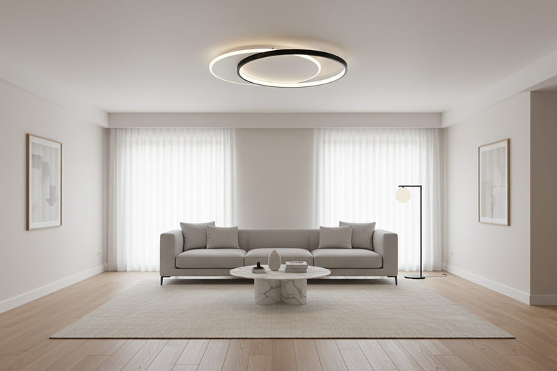 CEILING FITTING-CF274 BK/WH