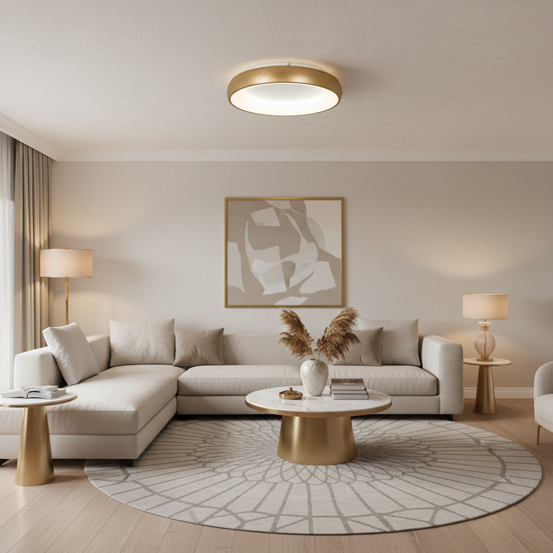 CEILING LIGHT-CF276 GOLD