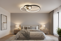 CEILING LIGHT-CF277 BK/WH