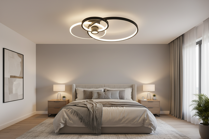 CEILING LIGHT-CF277 BK/WH