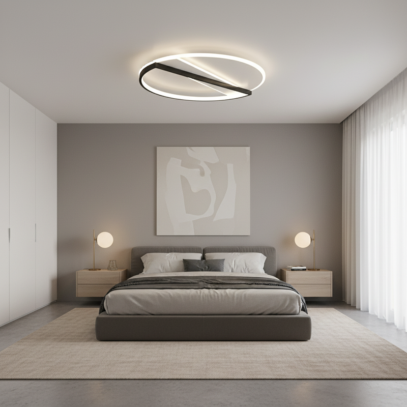 CEILING FITTING-CF278 BK/WH