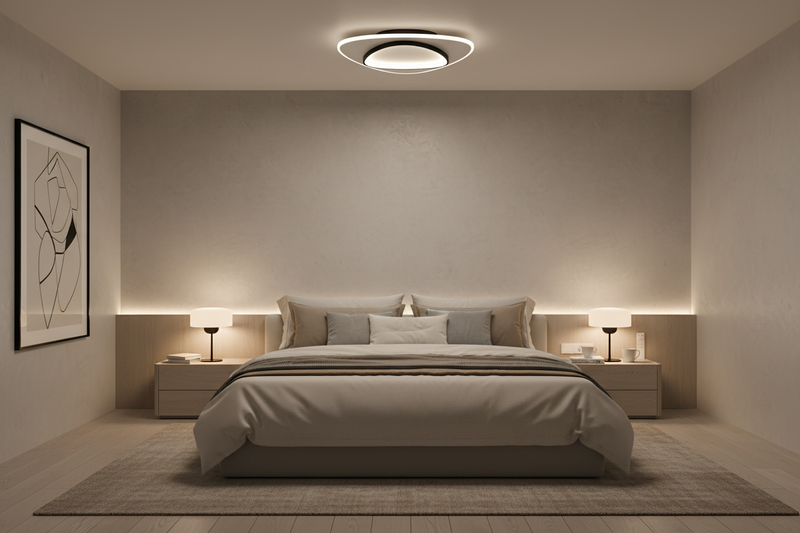 CEILING LIGHT-CF279 BK/WH