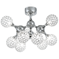 CEILING LIGHT-CF314/9 CRYSTAL