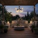 CEILING LIGHT-CF314/9 CRYSTAL