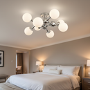 CEILING LIGHT-CF381/8 CHROME