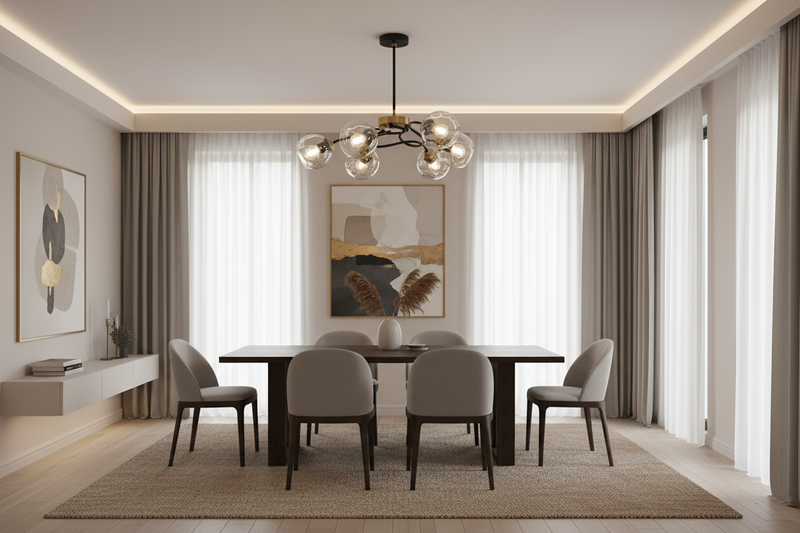 CEILING LIGHT-CF435/6 BRASS