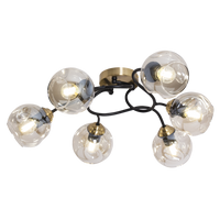 CEILING LIGHT-CF435/6 BRASS