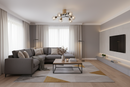 CEILING LIGHT-CF435/6 BRASS
