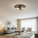 CEILING LIGHT-CF439 BLACK/GOLD
