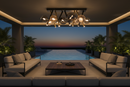 CEILING LIGHT-CF485 BK/GD