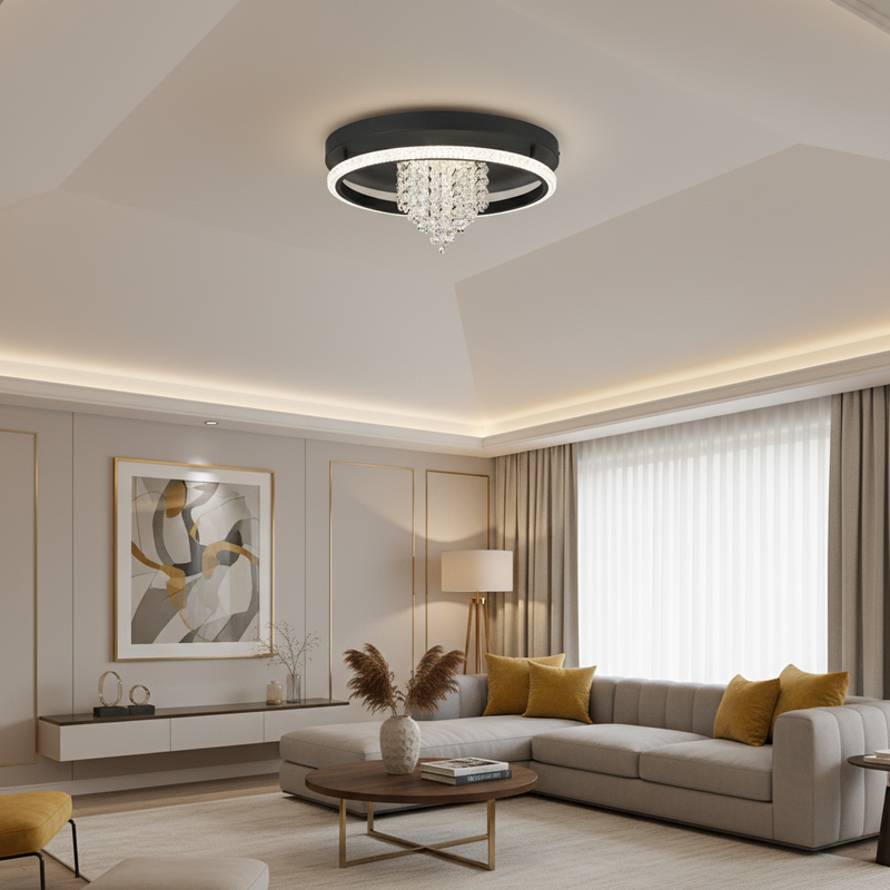 CELING LIGHT-CF486 BK CCT