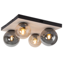 CEILING LIGHT-CF516 BLACK/AMBER