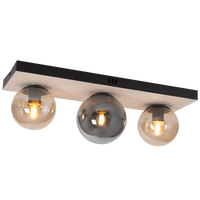 CEILING LIGHT-CF517 BLACK/AMBER