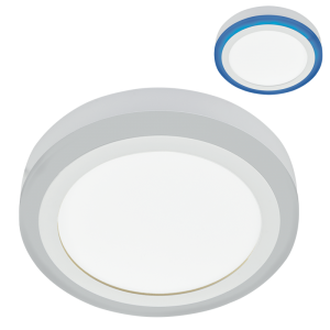 Bright Star CF548 LED Ceiling Light dual-color (4000K natural white and blue) flush-mount fixture.