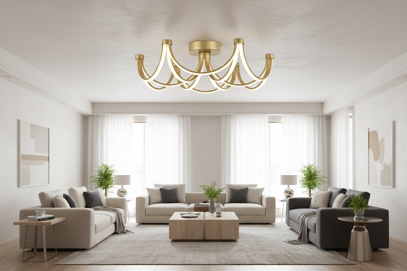 PENDENT LIGHT-CF570/6 GOLD