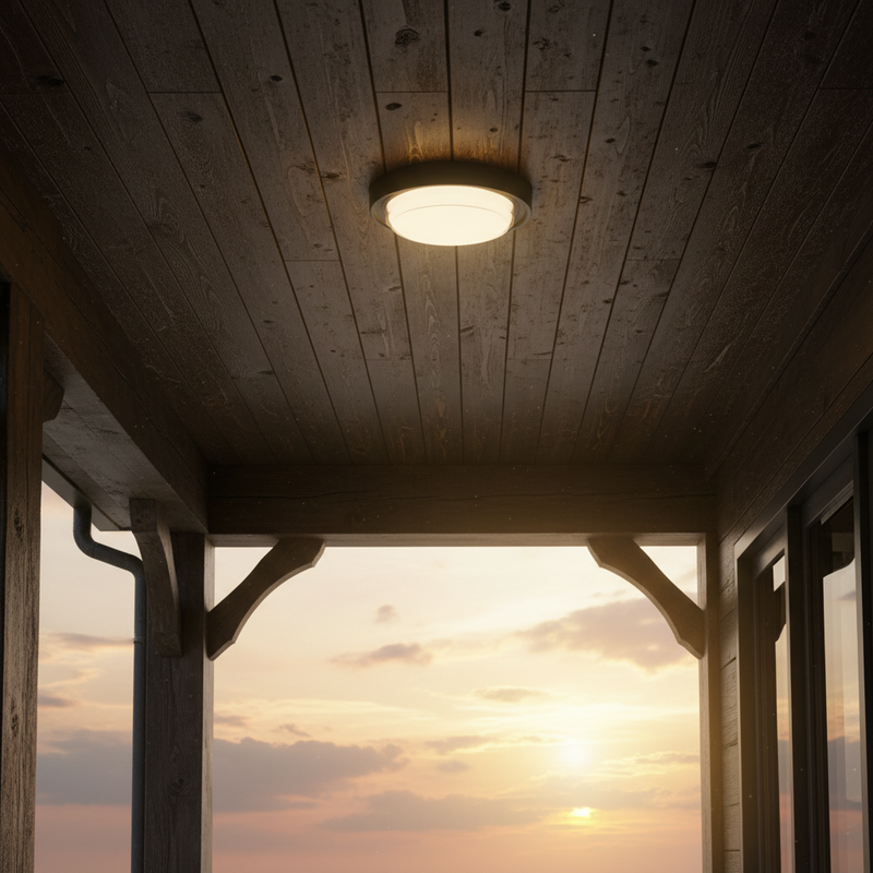 CEILING LIGHT-CF614 BLACK CCT