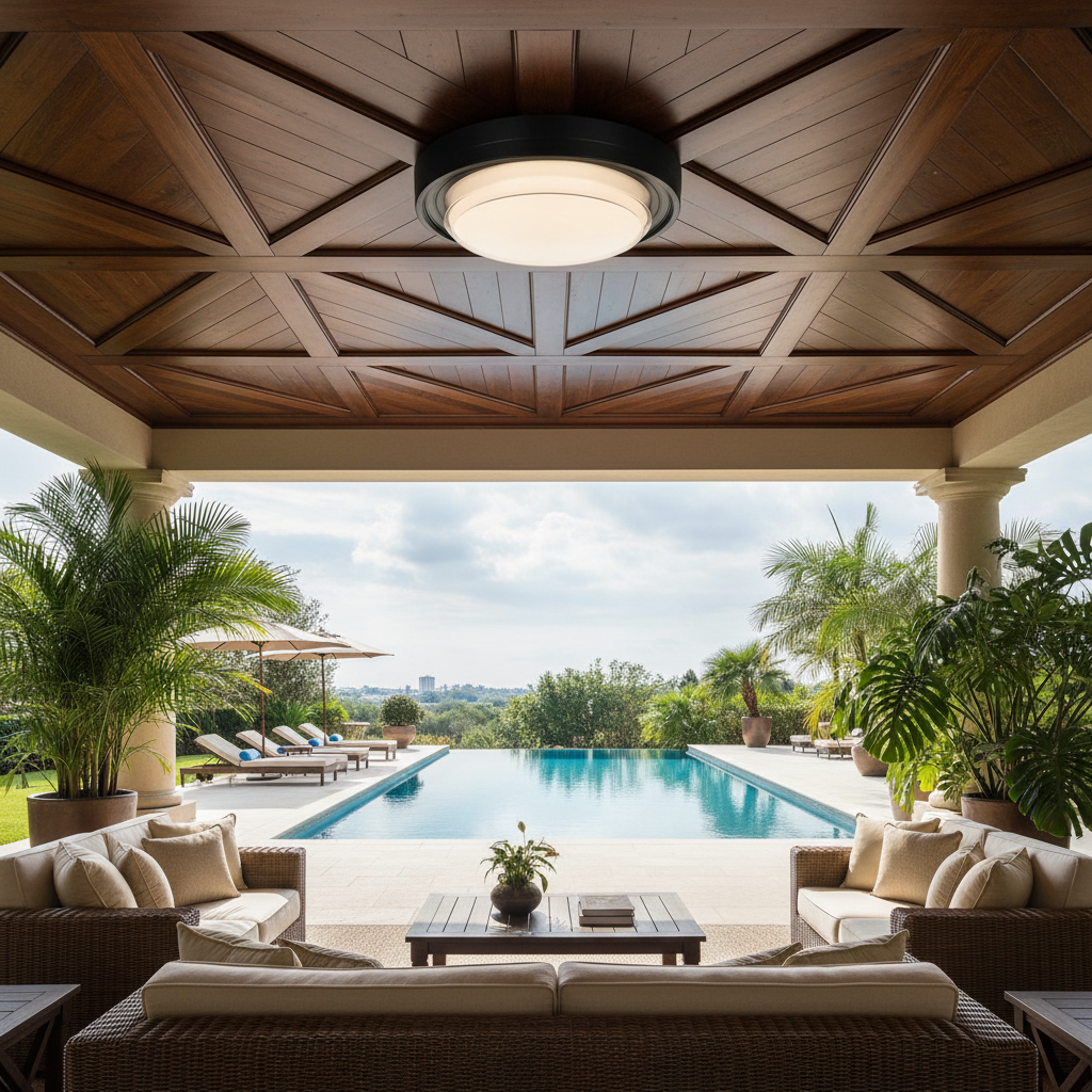 CEILING LIGHT-CF614 BLACK CCT
