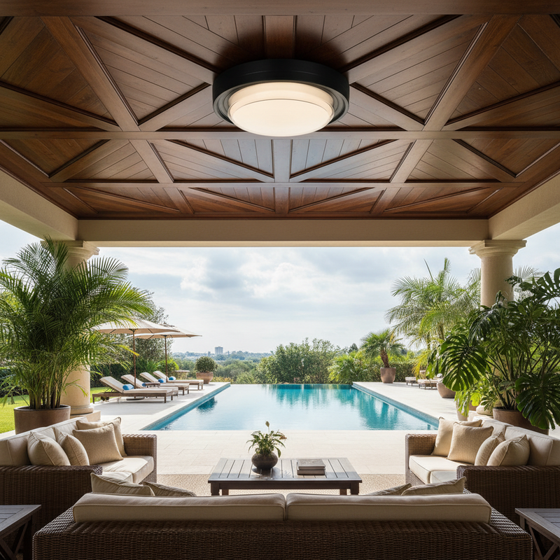 CEILING LIGHT-CF614 BLACK CCT