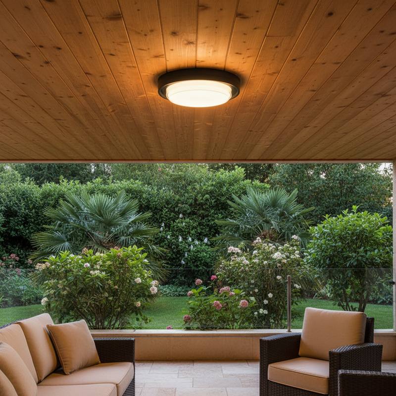 CEILING LIGHT-CF614 BLACK CCT