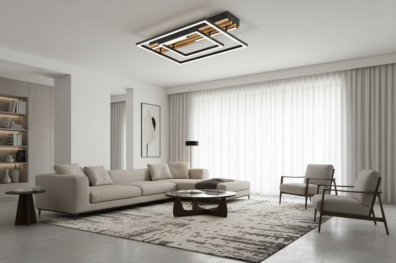 CEILING LIGHT-CF619 BLACK