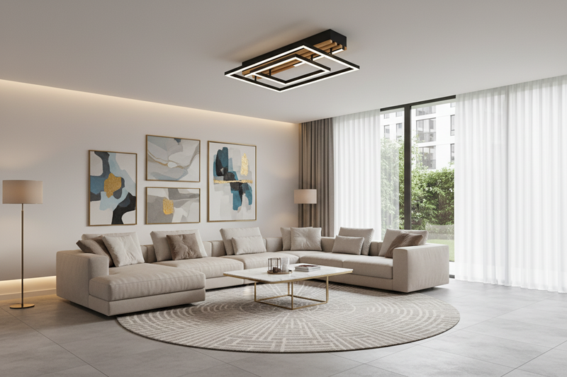 CEILING LIGHT-CF619 BLACK