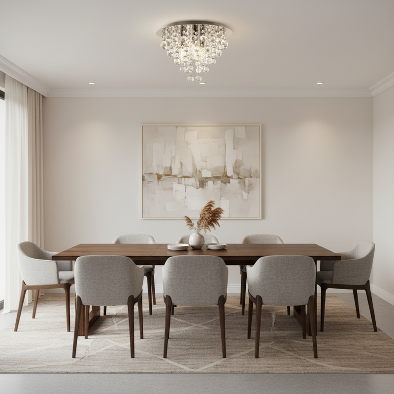 CEILING LIGHT-CF642/3 CHROME