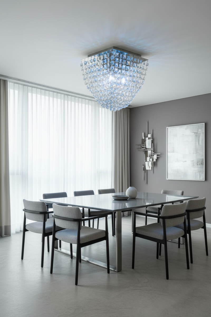 CEILING LIGHT-CF643/3 CHROME