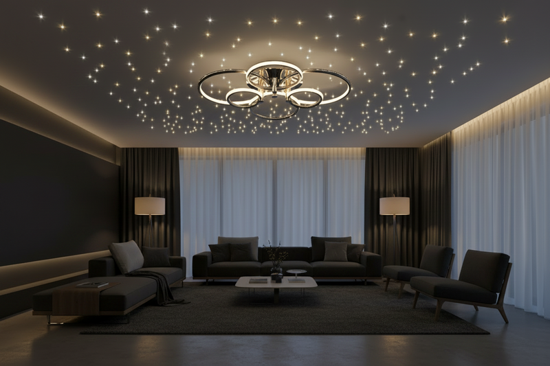 CEILING LIGHT-CF727 CHROME