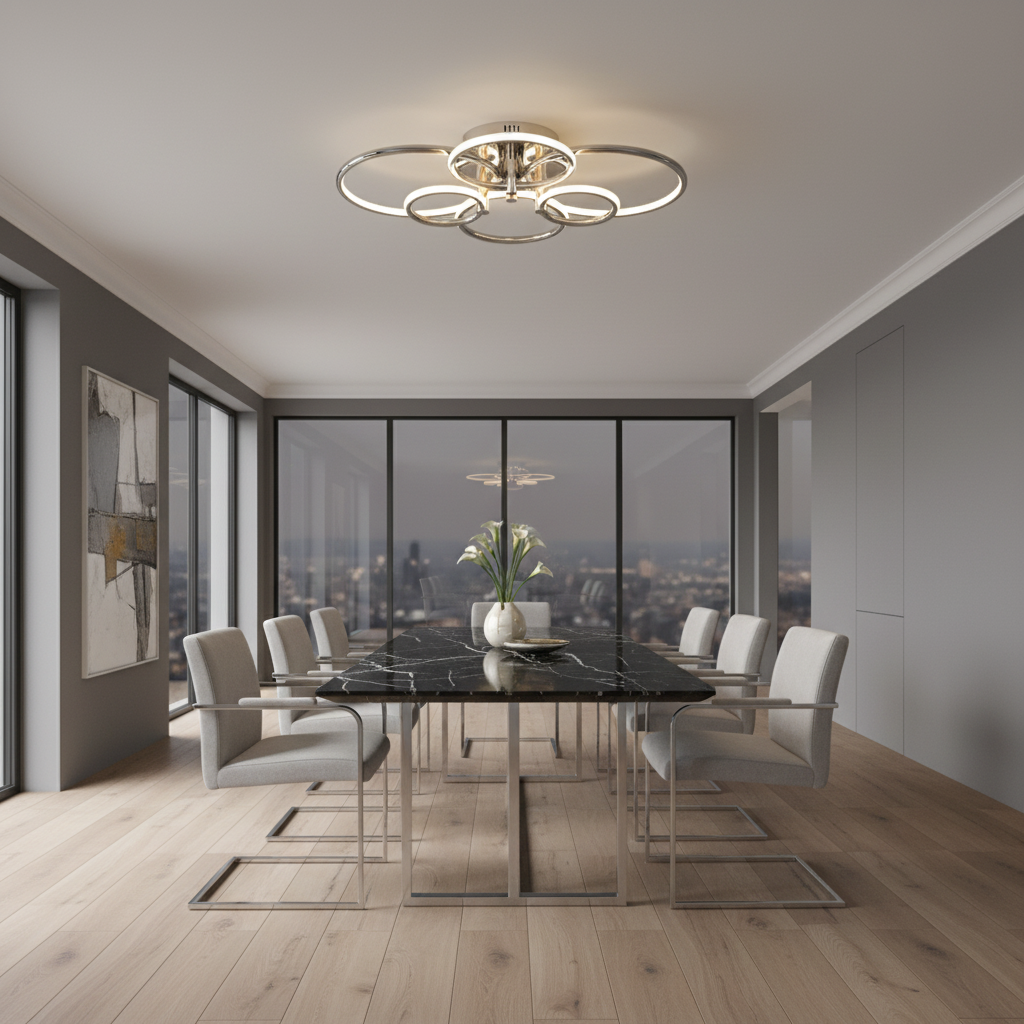 CEILING LIGHT-CF727 CHROME