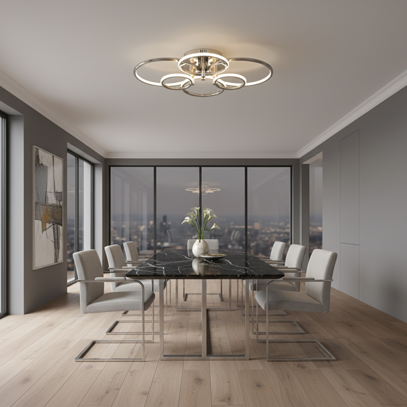CEILING LIGHT-CF727 CHROME