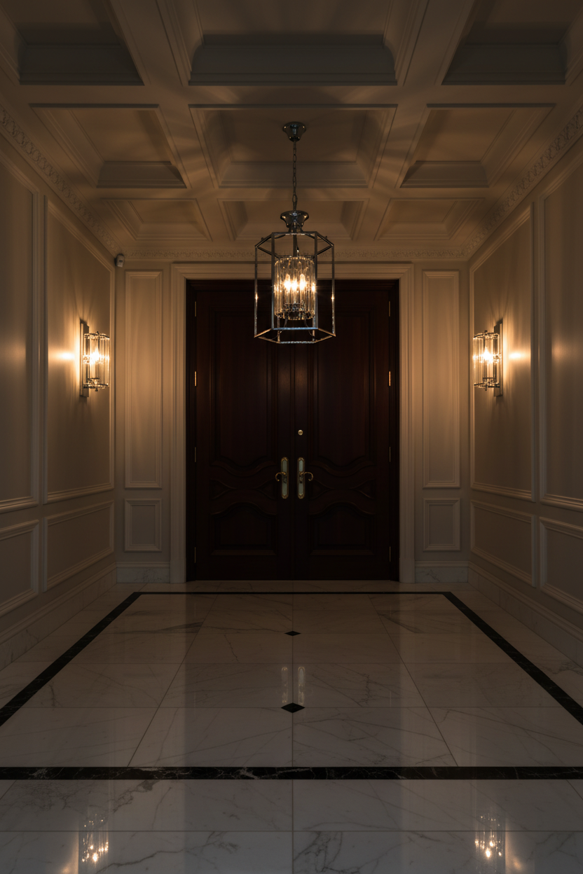 CHANDELIER-CH088/3 CHROME
