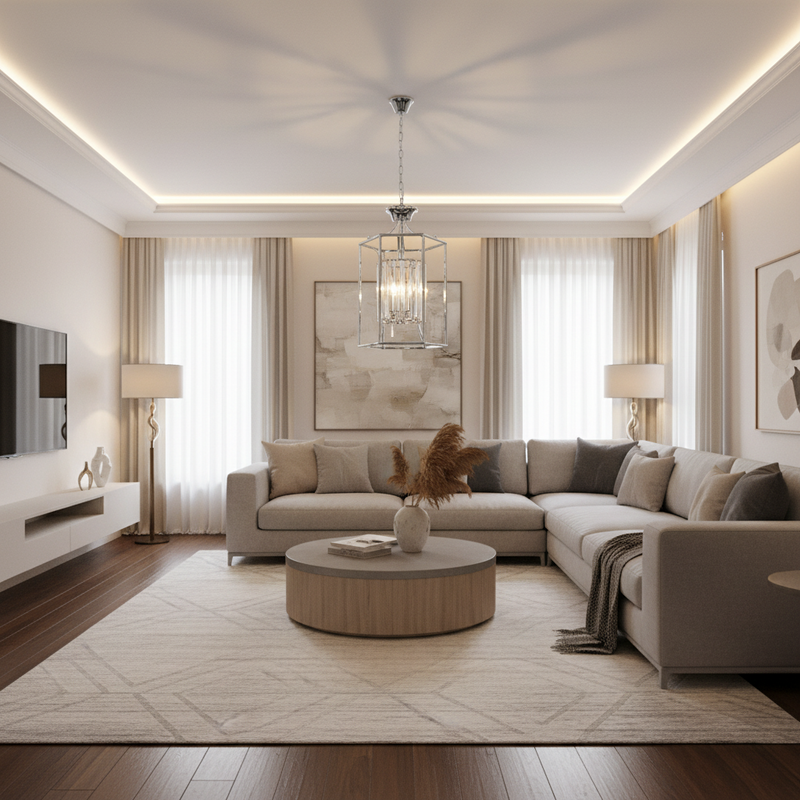 CHANDELIER-CH088/3 CHROME