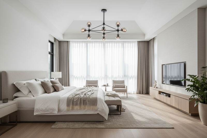 CHANDELIER-CH100/10 BLACK