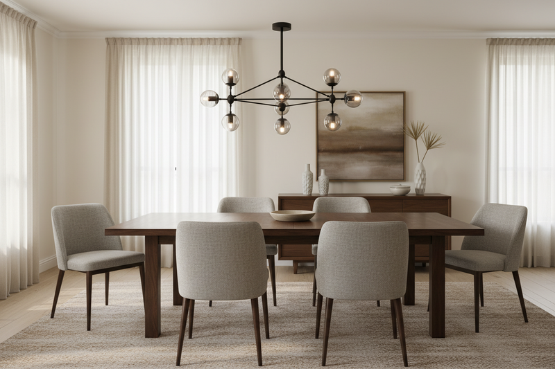 CHANDELIER-CH100/10 BLACK