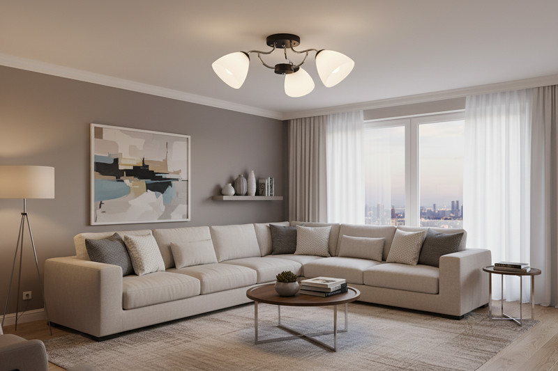CHANDELIER-CH178/3 CHROME