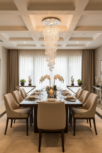 CHANDELIER LIGHT-CH233/10 CRYSTAL