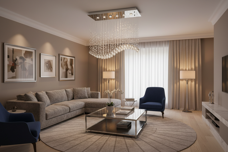 CHANDELIER-CH236/6 CRYSTAL