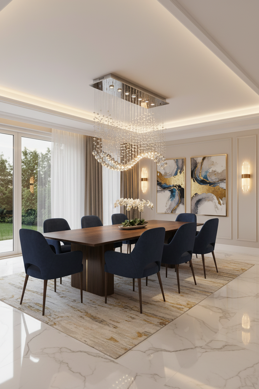 CHANDELIER-CH236/6 CRYSTAL