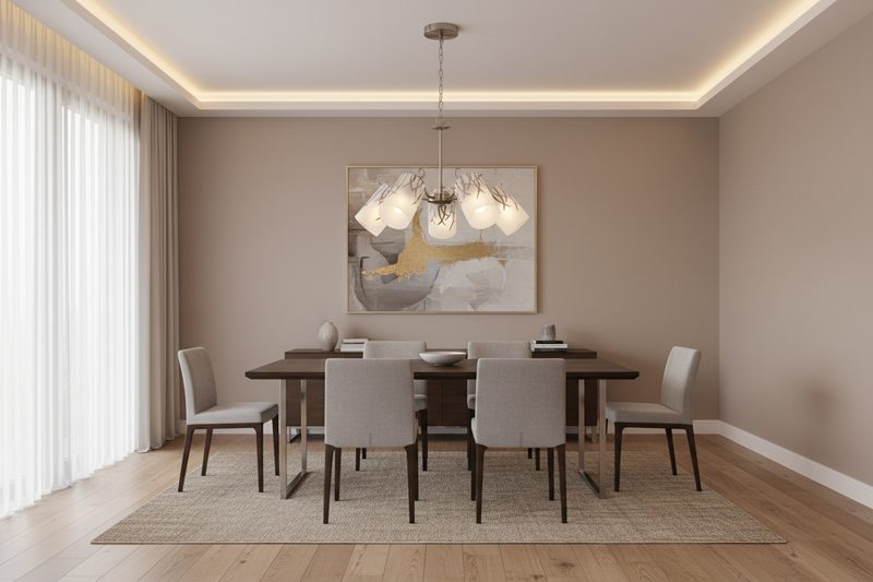 CHANDELIER-CH239/5 SATIN