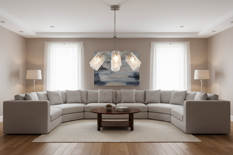 CHANDELIER-CH239/5 SATIN