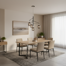 CHANDELIER-CH246/4 BLACK