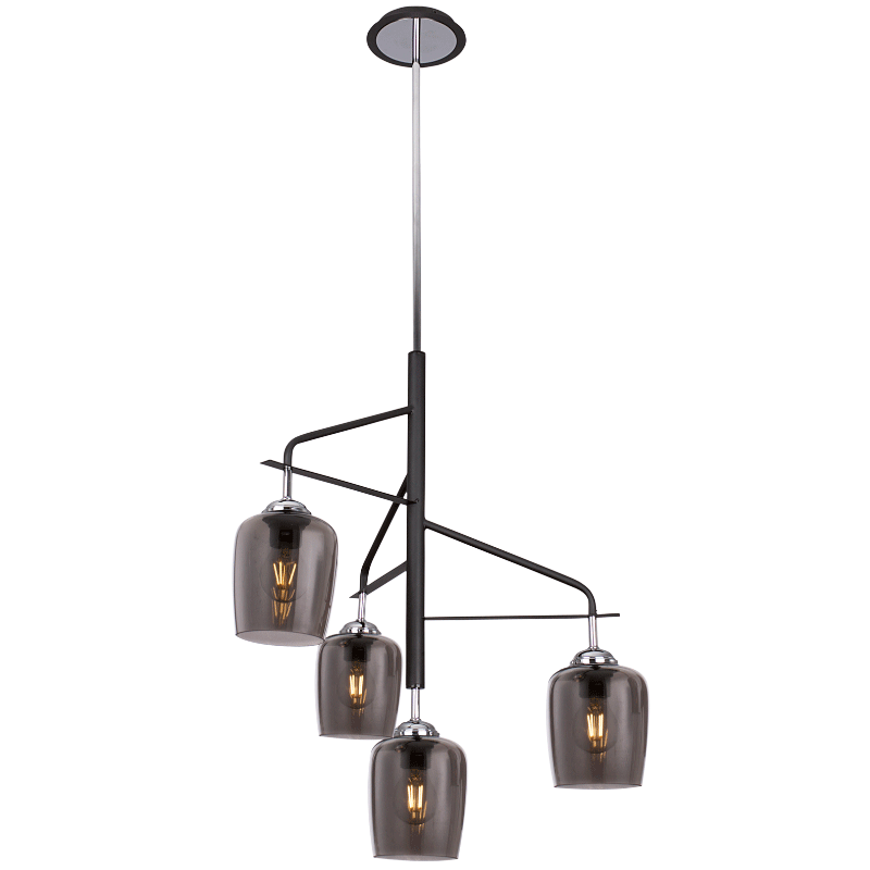 CHANDELIER-CH246/4 BLACK