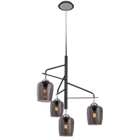 CHANDELIER-CH246/4 BLACK