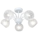 CHANDELIER-CH251/5 MATT WHITE