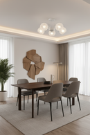 CHANDELIER-CH251/5 MATT WHITE