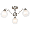 Bright Star CH252/3-Light Satin Chrome Chandelier