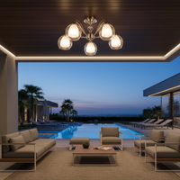CHANDELIER-CH252/5 SATIN